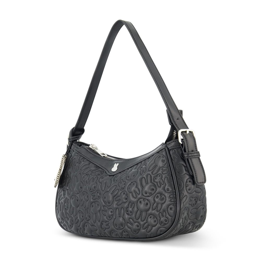 Miffy Bag, Quilted Mini Handbag With Adjustable Shoulder Strap, T_T - Picture 4 of 6